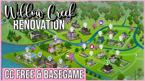 The Sims Willow Creek Renovation Youtube