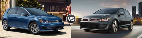 Compare 2017 Volkswagen Golf Vs Golf GTI