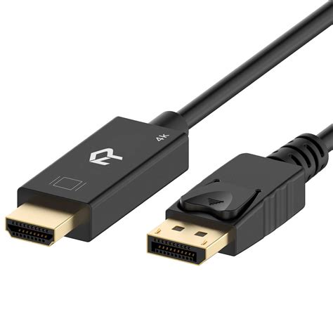 Rankie Displayport Dp To Hdmi Cable K Resolution Ready Feet