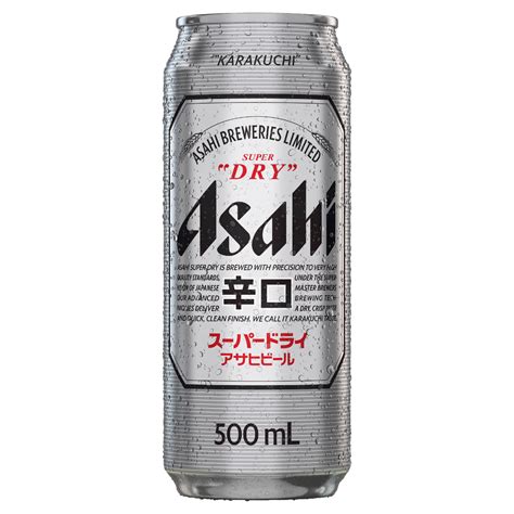 Asahi Super Dry 500ml Cans 24 Pack Drinks Cart