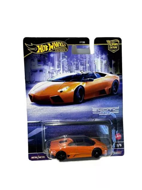 Hot Wheels Lamborghini Reventon Roadster Premium Vhtf Orange Exotic Envy Eur Picclick Fr