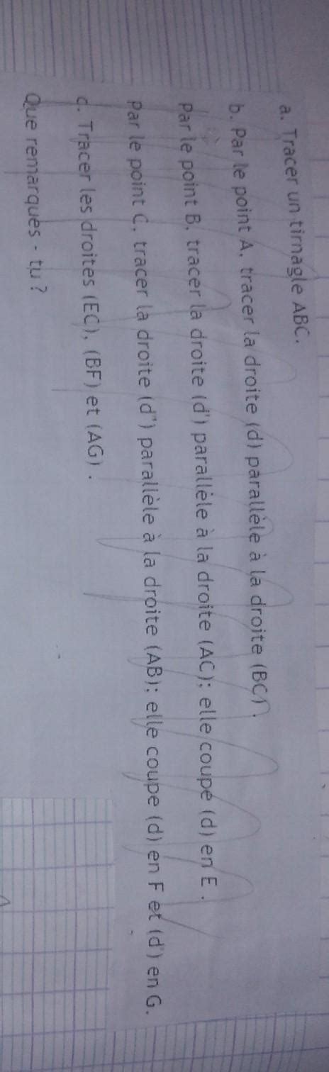 Bonjour Voici Un Exercice De Maths J Ai Vraiment Besoin Svp Pour Se