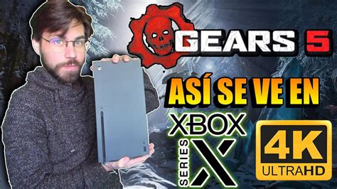 Así Se Ve Gears 5 En Xbox Series X Gameplay 4k Así Funciona Xbox Series X Esto Es La Next