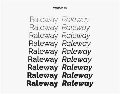 Raleway Font Free Download | FontSwan