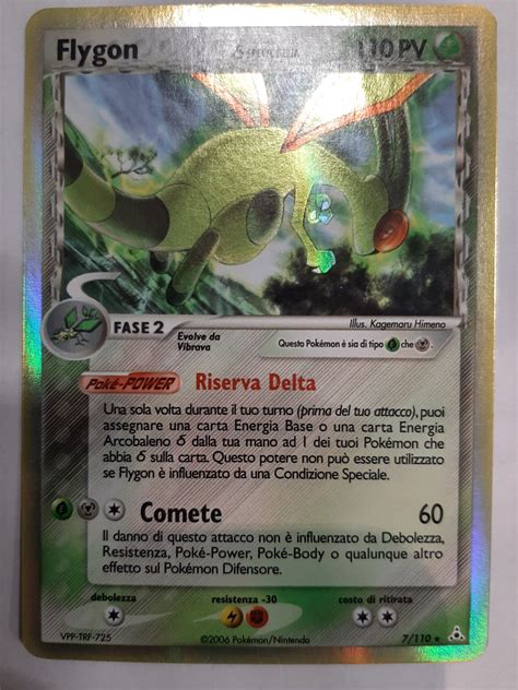 Carta Pok Mon Flygon Delta Species Hp Holo Rare Ex Holon