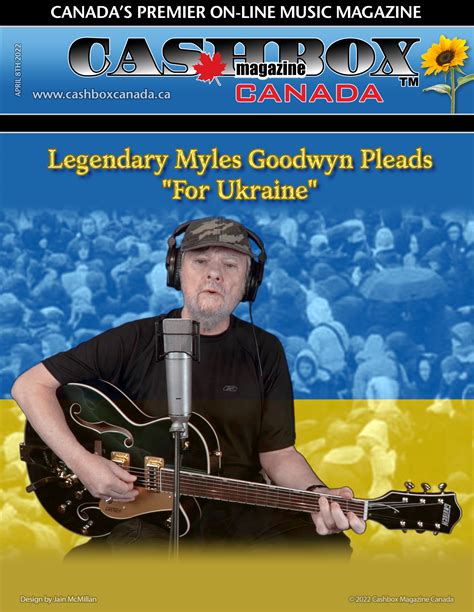 Myles Goodwyn Pleads For Ukraine | Cashbox Canada