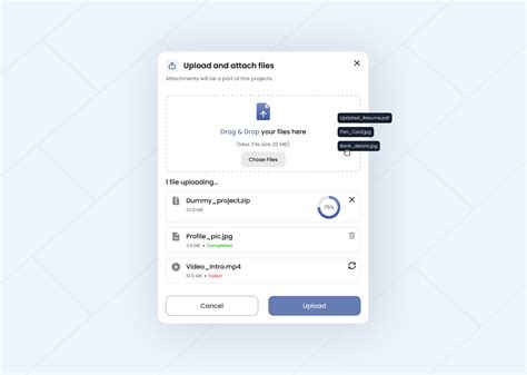 upload files interface ui component design  rishikesh malviya