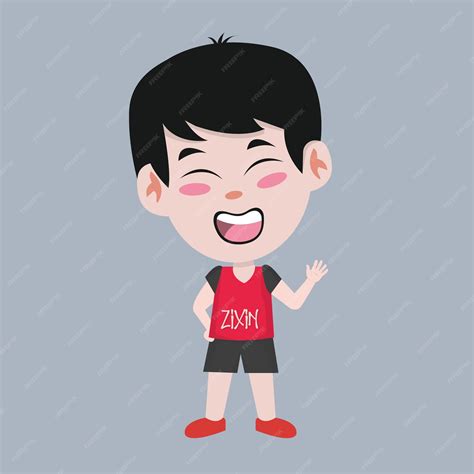 premium vector  boy characters design