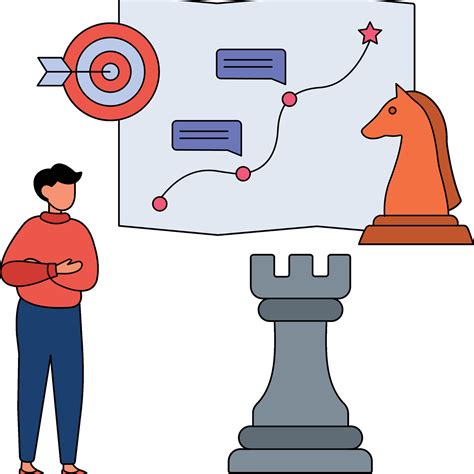 empleados haciendo estrategia ilustración 25548839 Vector en Vecteezy