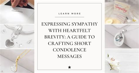 Crafting Short Condolence Messages: Sympathy Ideas