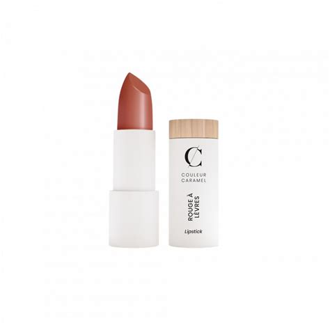 Rouge à lèvres naturel mat NUDE BRUN DOUX Couleur Caramel L Eveil