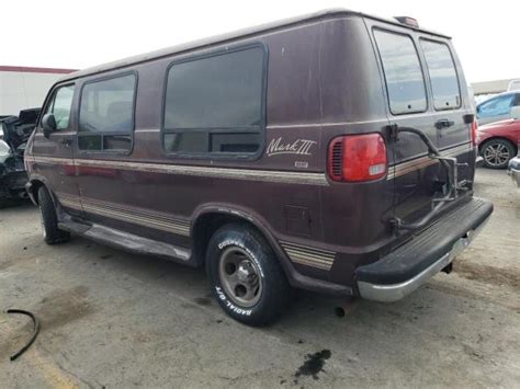 1996 DODGE RAM VAN B2500 Photos CA VALLEJO Repairable Salvage Car