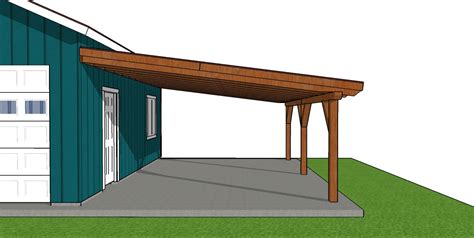 16×24 Lean To Patio Cover Plans Myoutdoorplans