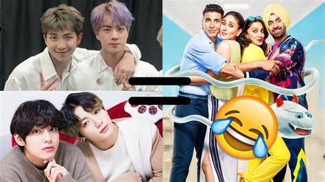 BTS Namjin And Taekook Step In Akshay Kumar Kareena Kapoor And Diljit