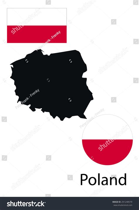 Vector Infographics Map Of Poland Map Button Royalty Free Stock