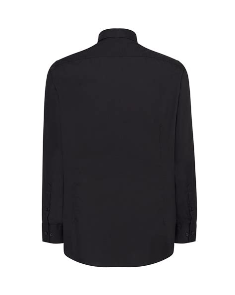 Formal shirt for men Basic weight 100 g m² Size L Colour black