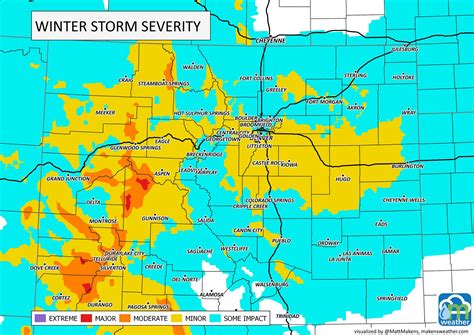 Denver Area Forecast Snow Could Be Heavy At Times Wednesday Evening As