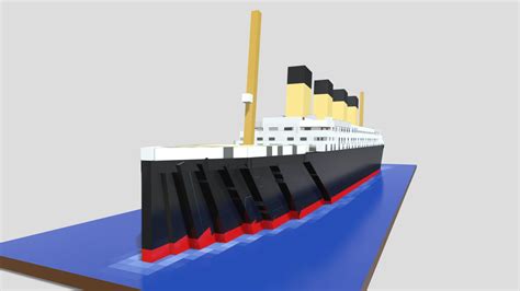 Rms Titanic 3d Model By Mcskinssketchfab Mcvehiclessketchfab D9ae49a Sketchfab