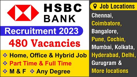 Bank Job HSBC Bank Recruitment 2023 480 Jobs Careers Current