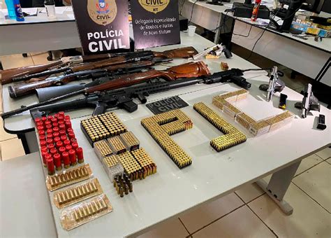 Derf De Nova Mutum Apreende Arsenal De Armas E Muni Es Durante Buscas