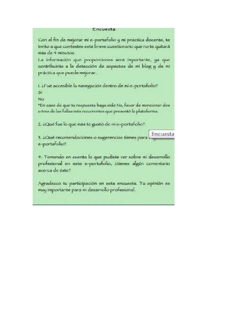 Pdf Encuesta Para E Portafolio Docx Dokumen Tips