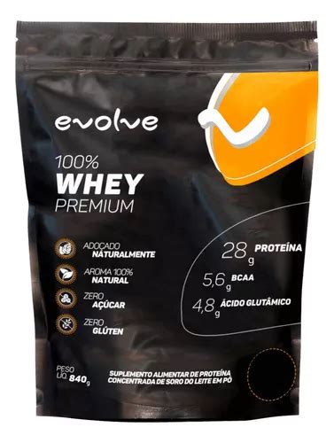 Suplemento En Polvo 100 Whey Protein Premium Con Sabor A Fresa Evolve