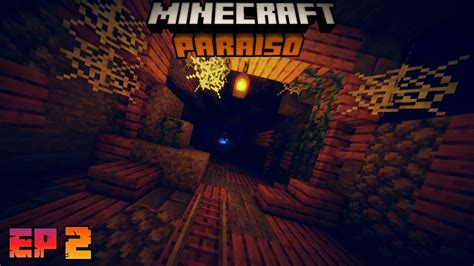 Minecraft Paraiso Explotando La Super Mineshaft Youtube