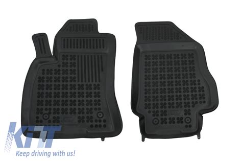 Rubber Floor Mat Black Suitable For FIAT Doblo II 2010 OPEL Combo D