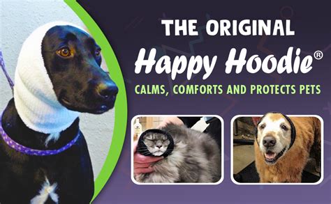 Amazon.com : The Original Happy Hoodie for Dogs & Cats - Since 2008 - The Grooming and Force ...