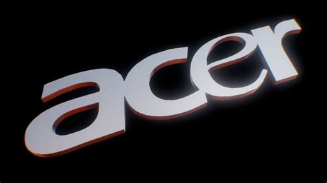 Acer Logo Download Free 3d Model By [d52570c] Sketchfab