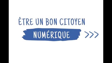 Être un bon citoyen numérique YouTube