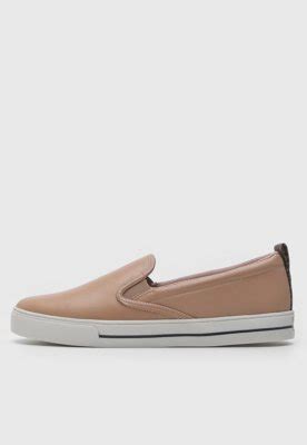 Tênis Slip On Capodarte Recortes Nude Compre Agora Dafiti Brasil