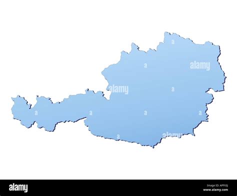 Austria Map Hi Res Stock Photography And Images Alamy