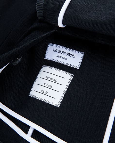 Thom Browne X Highsnobiety Womens Deconstructed Sport Jacket Black Highsnobiety Shop