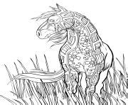 Coloriage Cheval Adulte Par Selah Works Dessin Adulte Cheval Imprimer