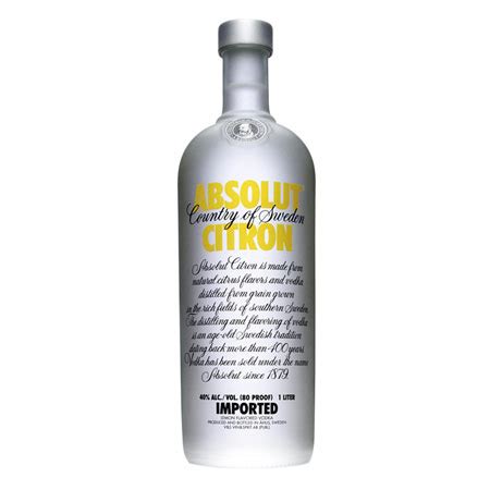 Водка - Абсолют Лимон (Absolut Citron) - Алкостайл