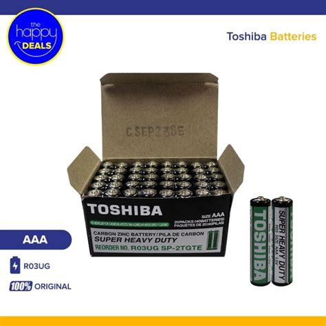 Toshiba Super Heavy Duty R Ug Aaa Batteries Pcs Box Lazada Ph