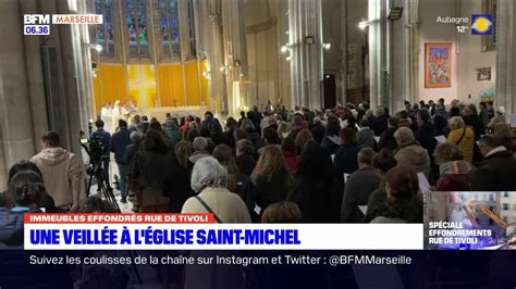 Immeubles effondrés à Marseille une veillée à l église Saint Michel