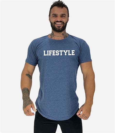 Camiseta Longline Masculina Manga Curta Mxd Conceito Lifestyle Mxdatacado