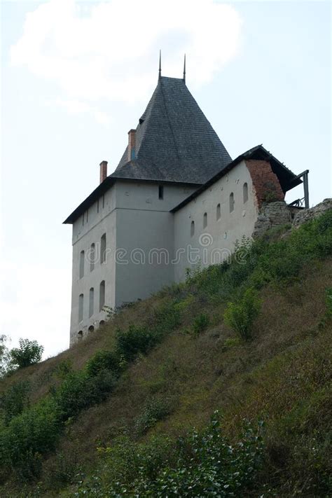 Old Castle from 14th Century in Halych - City on Dniester River ...