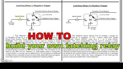 Latching Relay Diagram With One Momentary Switch Latcing Rel