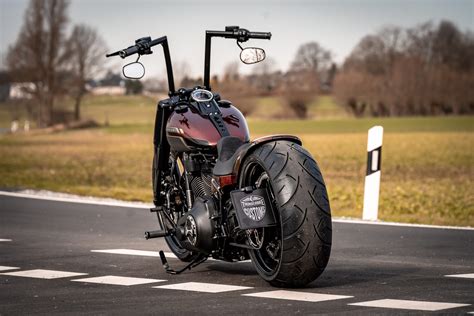 Thunderbike Red Force Customized Harley Davidson Fat Boy Image Abyss