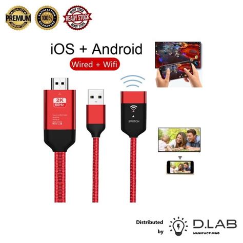 1080p Full Hd Smartphone To Hdmi Cable P8wifi A D Lab