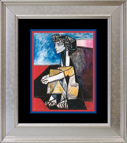 Jacqueline With Crossed Arms Pablo Picasso Collection Domaine Limited Edition After Picasso For