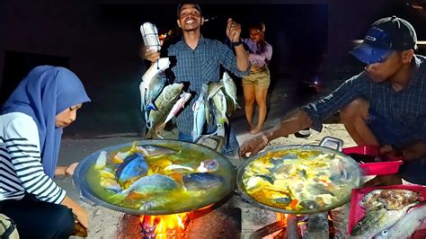 Usay Berburu Ikan Langsung Masak Dan Makan Bersama Subscriber Di