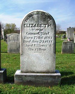 Elizabeth Betsy Merkel Yost Find A Grave Memorial