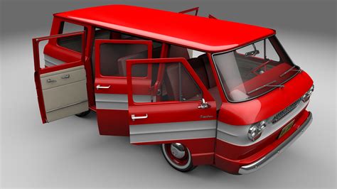 Corvair van greenbrier 3D - TurboSquid 1516796