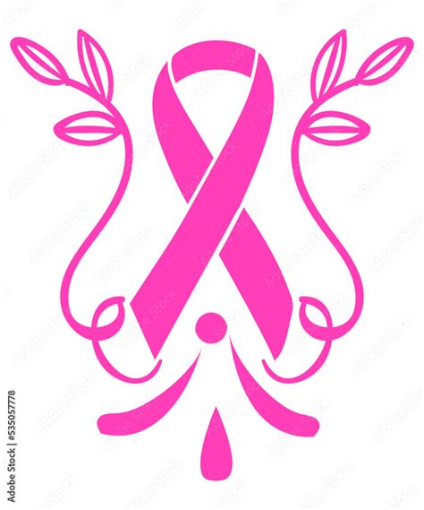 Breast Cancer Ribbon Vector