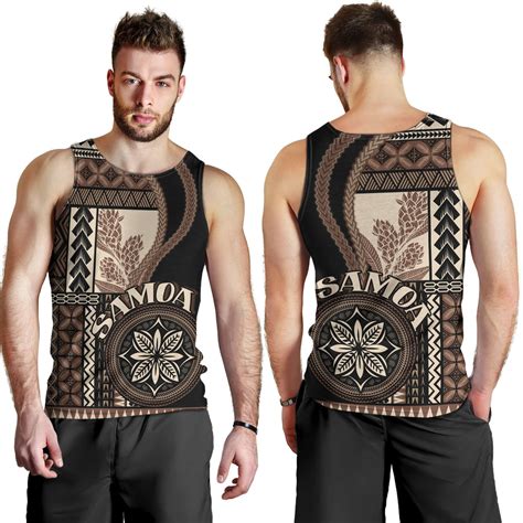 Samoa Tank Top Custom Samoan Siapo Motif Classic Style