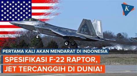 Video Kecanggihan F 22 Raptor Jet Tempur Siluman Yang Mau Singgah Di